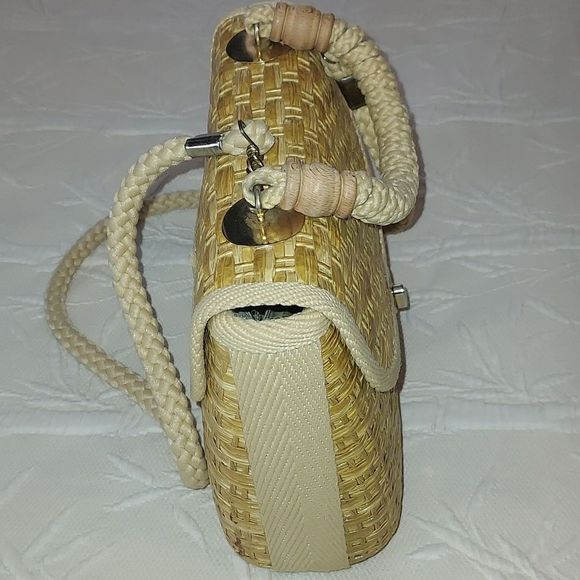 VTG Giulietta Rattan woven bag - Picture 5 of 15